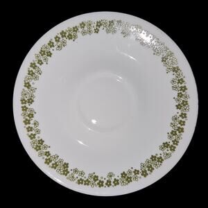 Corelle Crazy Daisy Spring Blossom Saucer Plates 6.25" Set of 4 Vintage